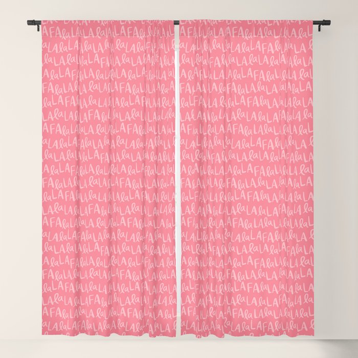 Fa La La . Pop pink Window Curtain Gallery Image 5