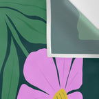 Midnight Summer: Matisse Foliage | Flower Market 001 Wall Tapestry Gallery Image 3