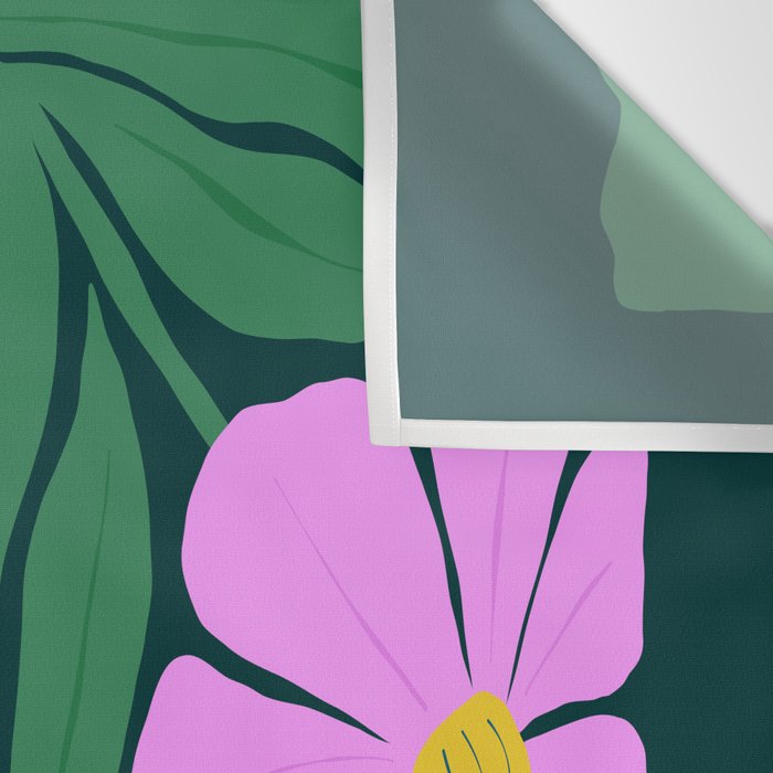 Midnight Summer: Matisse Foliage | Flower Market 001 Wall Tapestry Gallery Image 3
