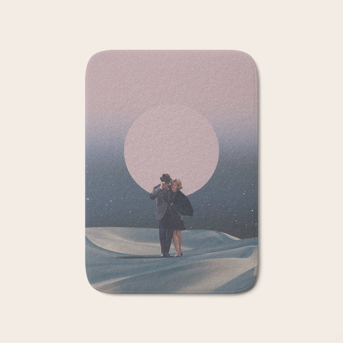 It is our chance to Leave forever - Vertical version Bath Mat Gallery Image 1