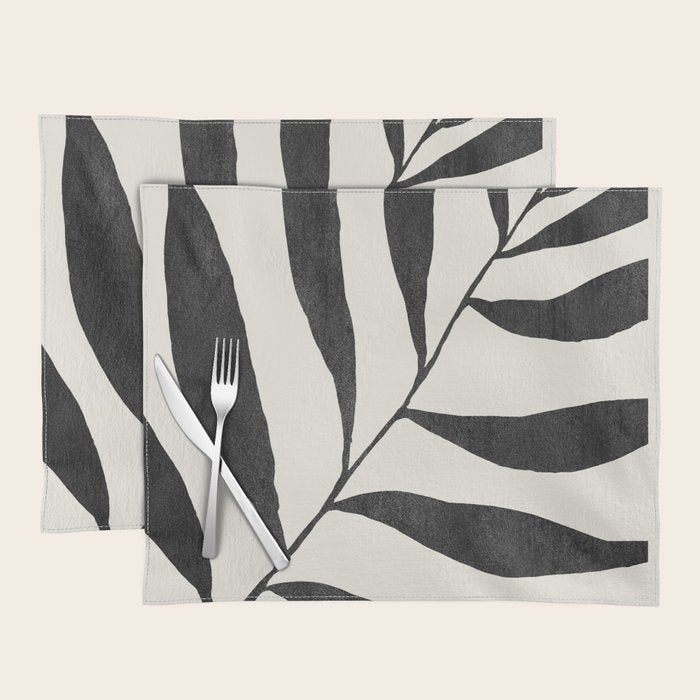 Minimal Abstract Art Plant 26 Placemat Gallery Image 1