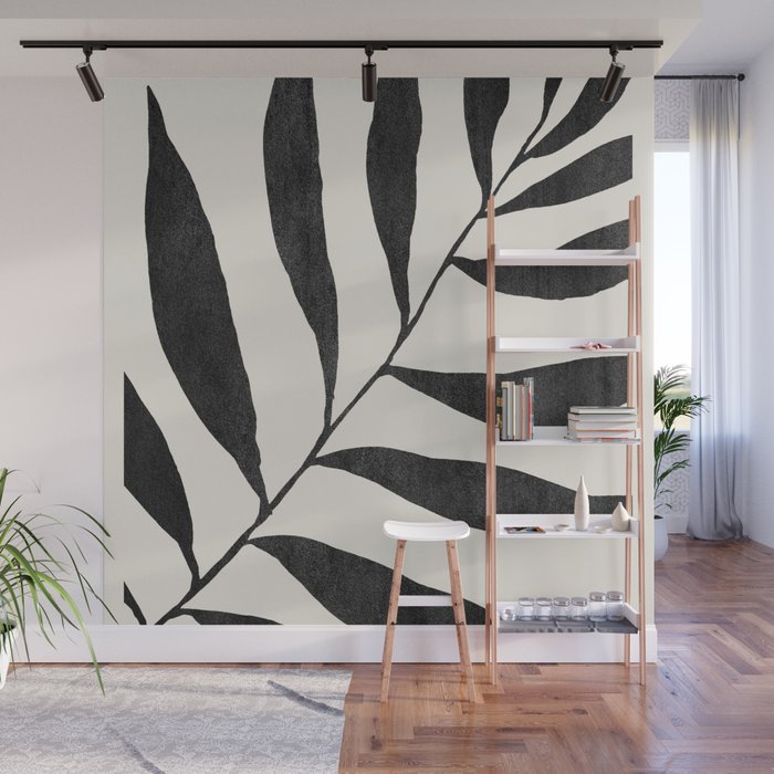 Minimal Abstract Art Plant 26 Wall Mural Gallery Image 1