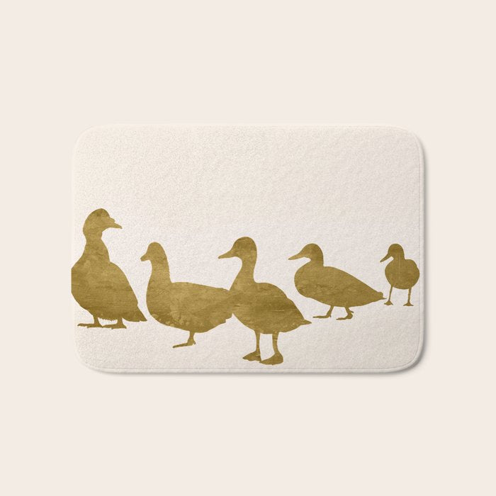 Golden Ducks Bath Mat Gallery Image 1