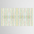 Playful rainbow stripes Tablecloth Gallery Image 2