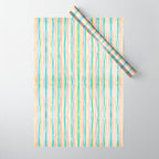 Playful rainbow stripes Wrapping Paper Gallery Image 1