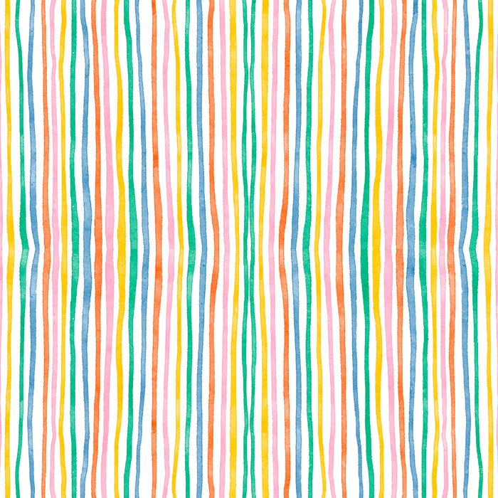 Playful rainbow stripes Coffee Mug Gallery Image 2
