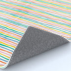 Playful rainbow stripes Rug Gallery Image 4