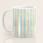 Playful rainbow stripes Coffee Mug Gallery Image 3