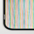 Playful rainbow stripes Laptop Sleeve Gallery Image 3