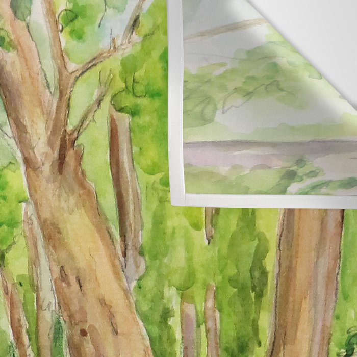 Blue Hole Wimberley Texas Wall Tapestry Gallery Image 3