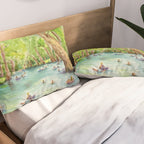 Blue Hole Wimberley Texas Pillow Sham Gallery Image 2
