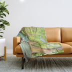 Blue Hole Wimberley Texas Throw Blanket Gallery Image 1