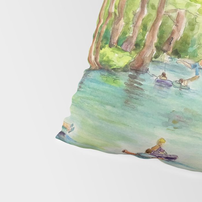 Blue Hole Wimberley Texas Pillow Sham Gallery Image 4