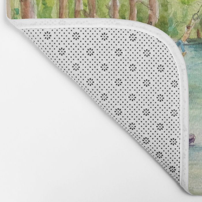 Blue Hole Wimberley Texas Bath Mat Gallery Image 2