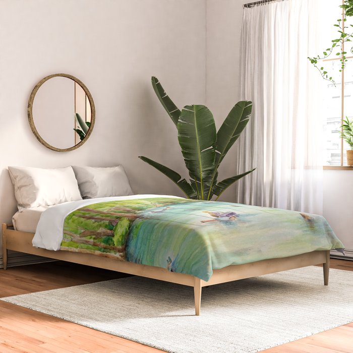 Blue Hole Wimberley Texas Comforter Gallery Image 2
