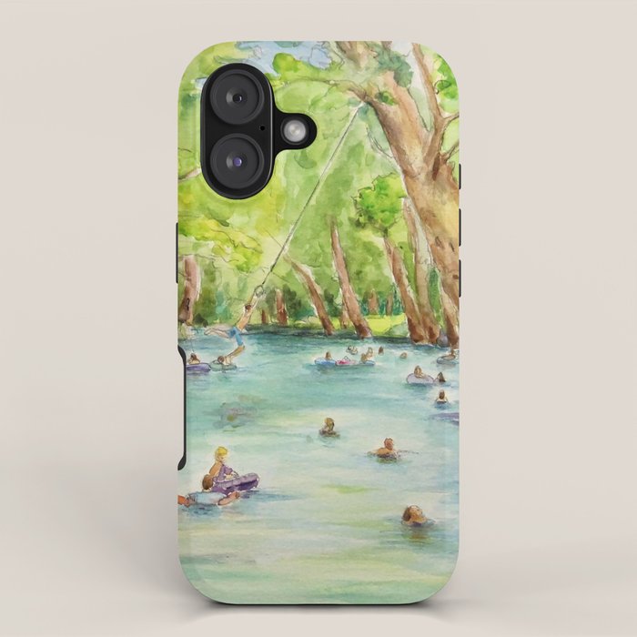 Blue Hole Wimberley Texas iPhone Case Gallery Image 1