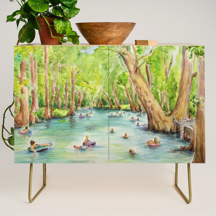 Blue Hole Wimberley Texas Credenza Gallery Image 1