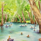 Blue Hole Wimberley Texas Coffee Mug Gallery Image 2