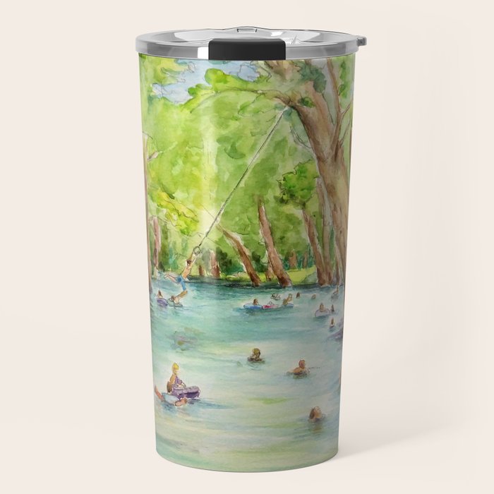 Blue Hole Wimberley Texas Travel Mug Gallery Image 1