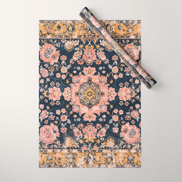 Floral Antiquity Wrapping Paper Gallery Image 1