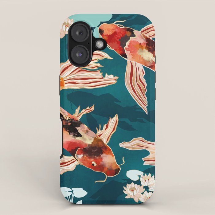 Metallic Koi VII iPhone Case Gallery Image 1