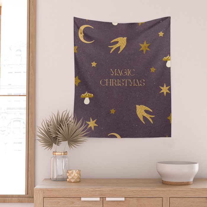 Magic Christmas Wall Tapestry Gallery Image 2