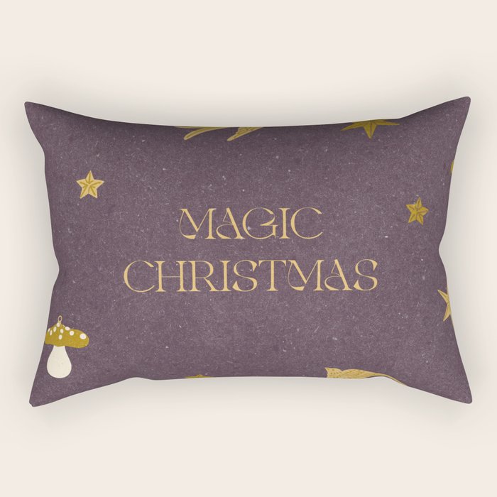 Magic Christmas Rectangular Pillow Gallery Image 1