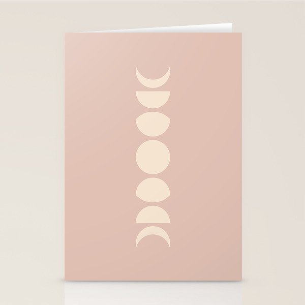Minimal Moon Phases IV Stationery Card Gallery Image 2