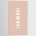 Minimal Moon Phases IV Tablecloth Gallery Image 2