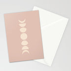 Minimal Moon Phases IV Stationery Card Gallery Image 2