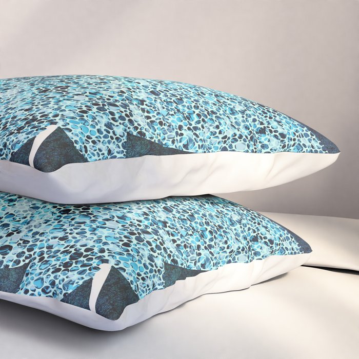 Metallic Stingray II Pillow Sham Gallery Image 3