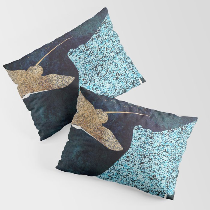 Metallic Stingray II Pillow Sham Gallery Image 3