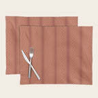 Elysian V Terracotta Placemat Gallery Image 1