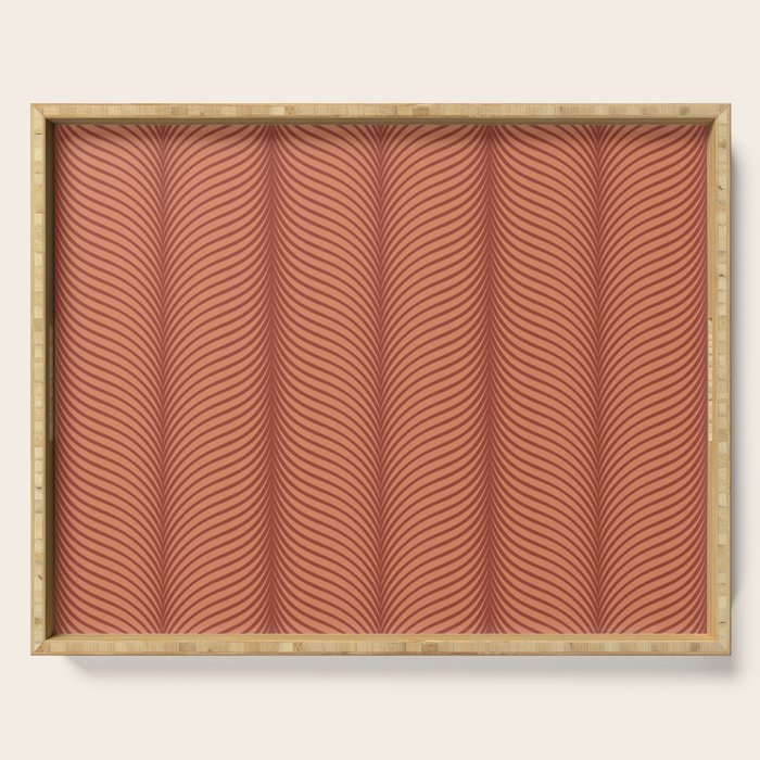Elysian V Terracotta Serving Tray Gallery Image 1