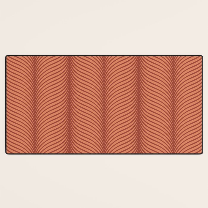 Elysian V Terracotta Desk Mat Gallery Image 3