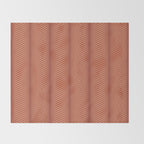 Elysian V Terracotta Throw Blanket Gallery Image 2