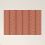 Elysian V Terracotta Welcome Mat Gallery Image 1
