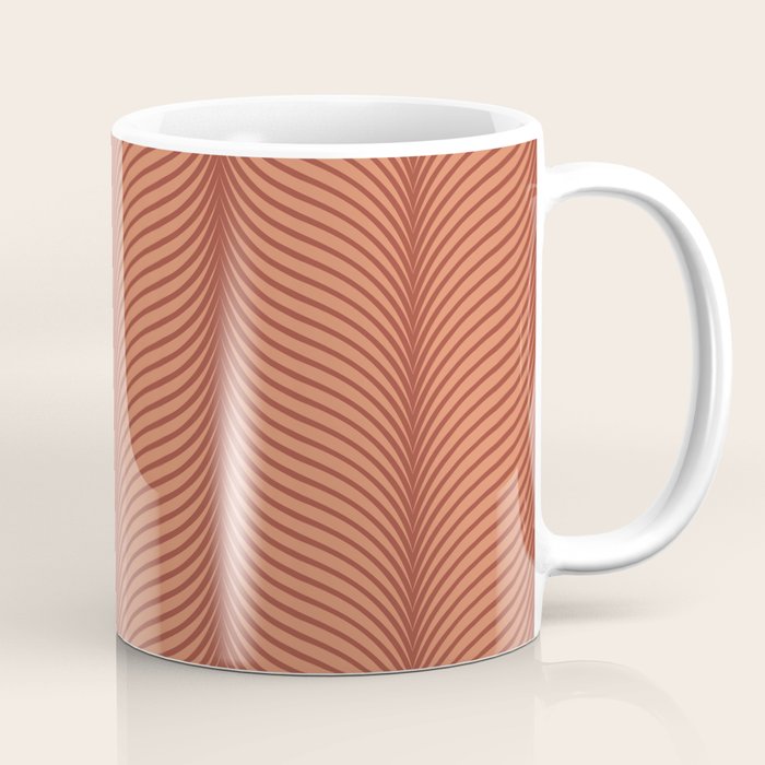 Elysian V Terracotta Coffee Mug Gallery Image 1
