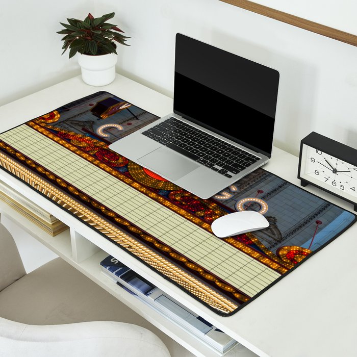 Glowing Chicago Desk Mat Gallery Image 2