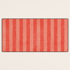STRIPES - 004 - red Desk Mat Gallery Image 3