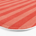 STRIPES - 004 - red Bath Mat Gallery Image 3