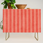 STRIPES - 004 - red Credenza Gallery Image 1