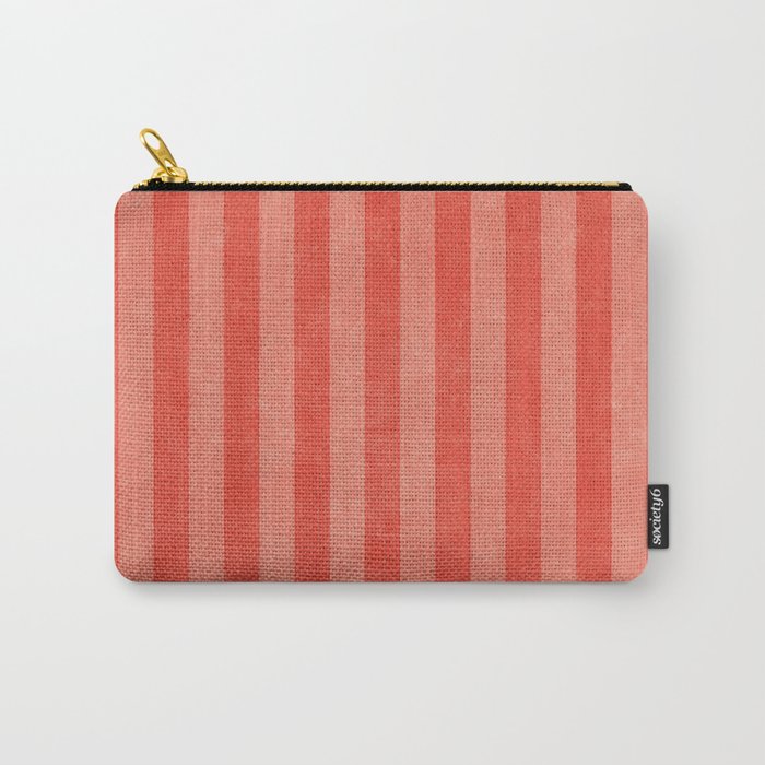 STRIPES - 004 - red Carry All Pouch Gallery Image 1