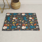 Christmas symbols pattern Rug Gallery Image 1