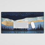 Midnight Lake Desk Mat Gallery Image 1