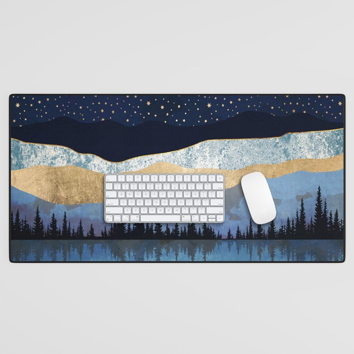 Midnight Lake Desk Mat Gallery Image 1