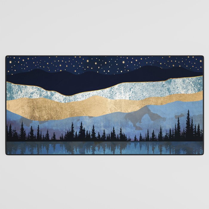 Midnight Lake Desk Mat Gallery Image 3