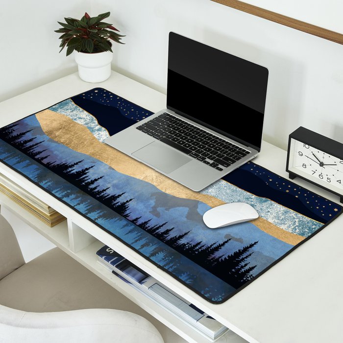 Midnight Lake Desk Mat Gallery Image 2