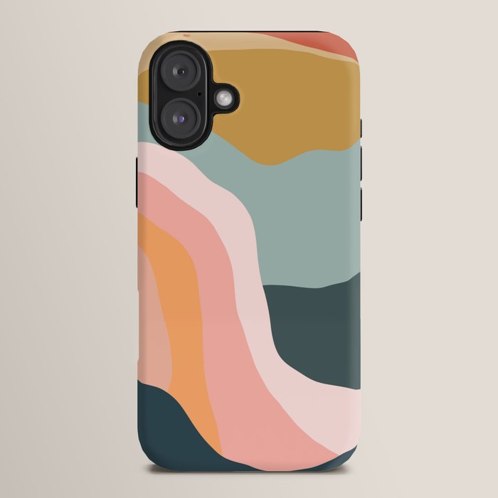 Minimal Landscape #9 - Modern Art Print iPhone Case Gallery Image 14