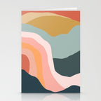 Minimal Landscape #9 - Modern Art Print Stationery Card Gallery Image 2